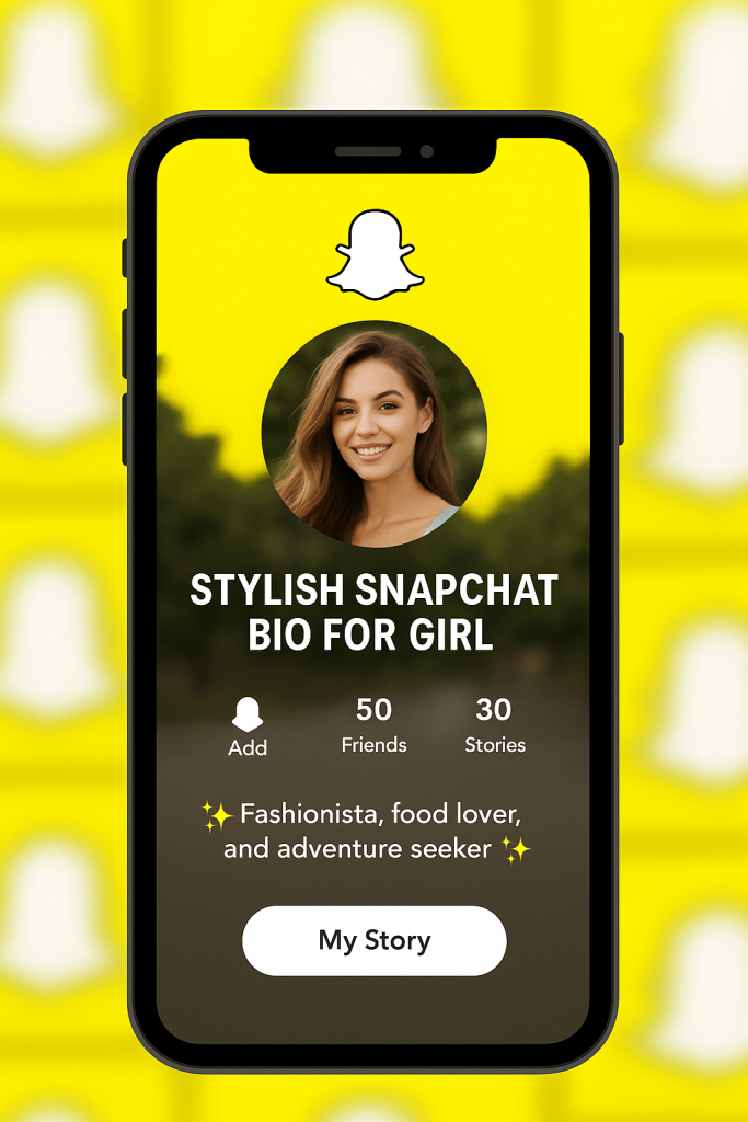 Stylish Snapchat bio for girls to Stand Out Online