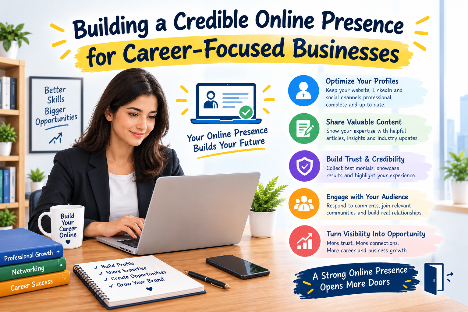 Building a Credible Online Presence for Career-Focused Businesses